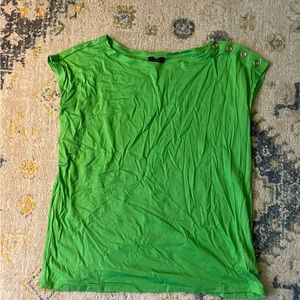Kelly green shirt